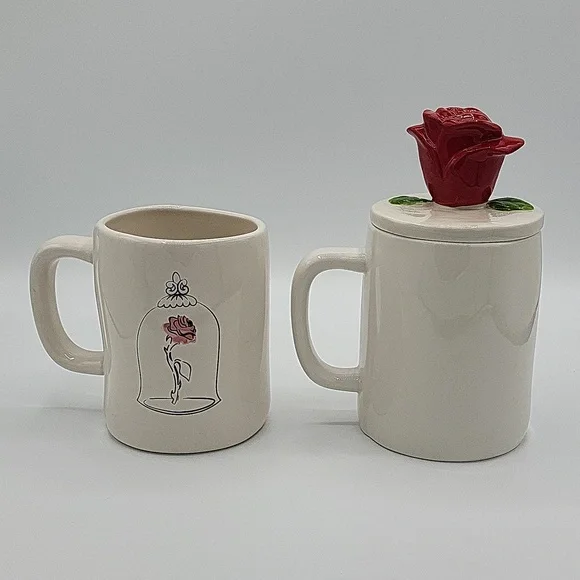 Rae Dunn Beauty and The Beast Mugs by Magenta - Picture 2 of 8